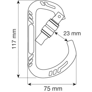GUIDE XL LOCK - Carabiner