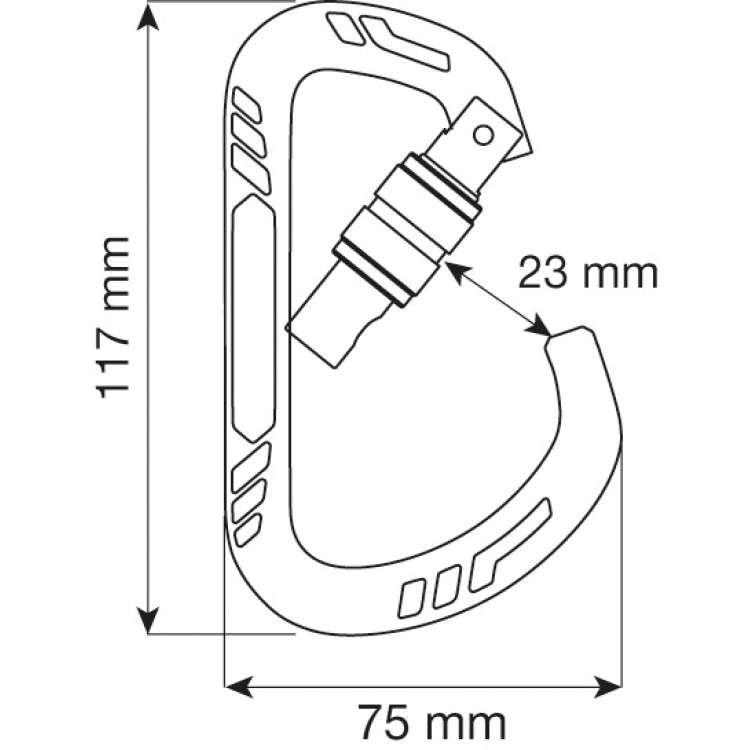 GUIDE XL LOCK - Carabiner