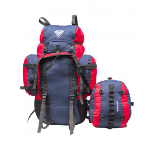 MOUNTCRAFT RUCKSACK WITH DETACHABLE DAY BAG KARGIL RL 11 RED BLUE	