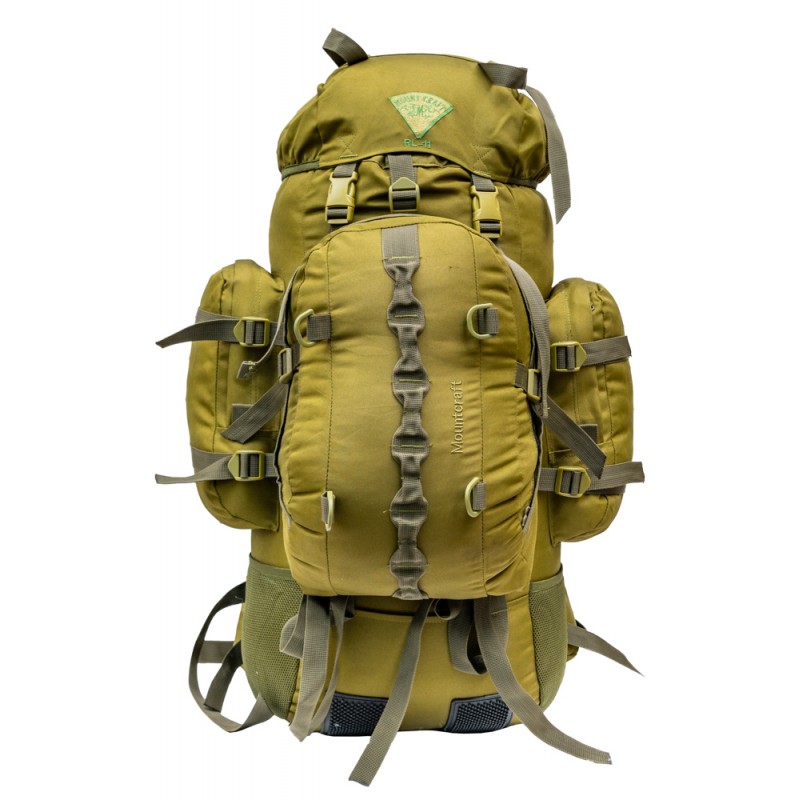 overeenkomst Bermad Spoedig Rucksack with detachable Day pack | 75 Litre | Olive Green | Internal Frame  | With Water proof Cover | 2 Years Warranty