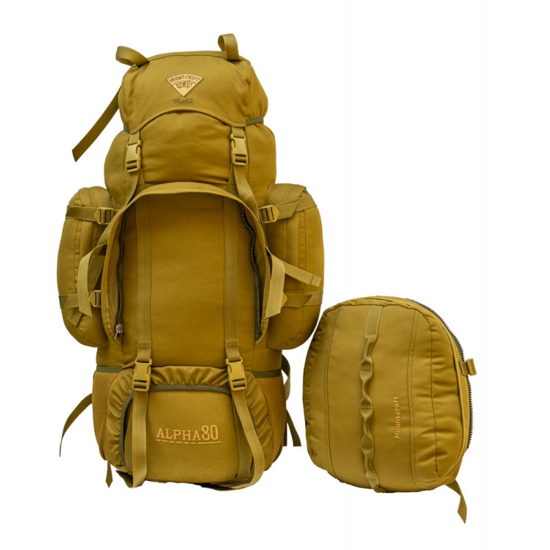 Rucksack With Detachable Day Bag 80 L Impact Olive Drap Green Alpha RL-12