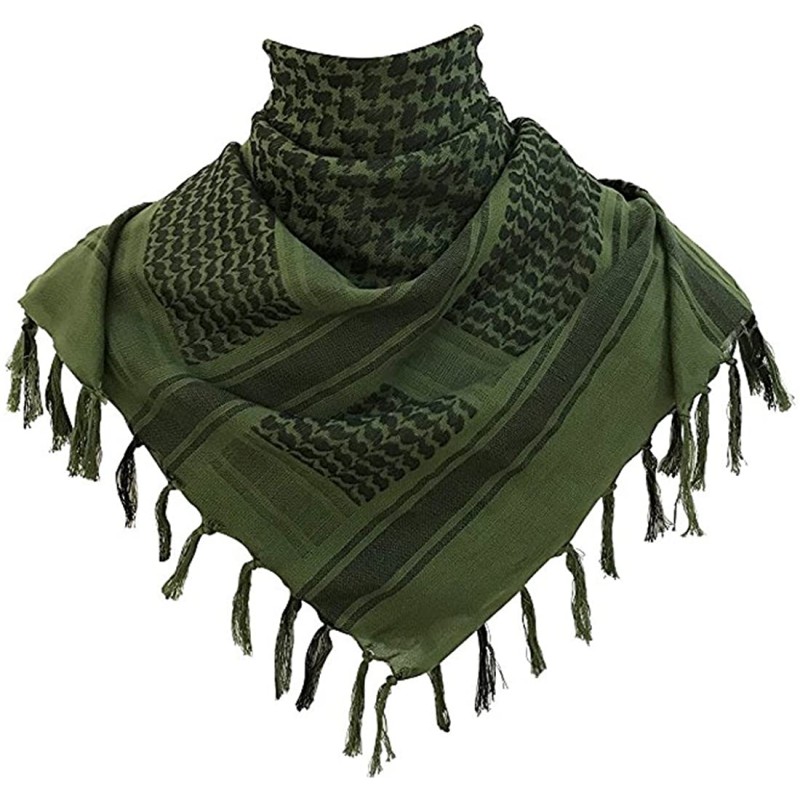 Military Tactical 100% Cotton Olive Scarf Wrap
